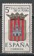 Spain 1962. Scott #1056 (U) Castellon De La Plana, Provincial Arms - Oblitérés