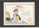 Diplôme Du Plus Grand Fainéant " Droopy " / Illustrateur Tex Avery ( Sous Blister Avec Enveloppe) - Diplomas Y Calificaciones Escolares