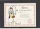 Diplôme Du Plus Gros Fêtard " Droopy " / Illustrateur Tex Avery ( Sous Blister Avec Enveloppe) - Diplômes & Bulletins Scolaires