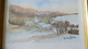 Delcampe - Paysage Des Vosges Village Ferme Vosgienne  2 Petites Aquarelles Signées - Jolis Cadres Bois Doré à Poser Ou Suspendre - Wasserfarben