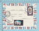 Egypt - Air Mail, Postmark "J" Killer, Send To Canada, 80m Air Mail + 35m Olympic, Letter - Poste Aérienne