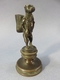 ~ STATUETTE PYROGENE CHIEN EN BRONZE- Allumette Feu Fumeur Tabac - Bronzes