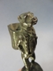 Delcampe - ~ STATUETTE PYROGENE CHIEN EN BRONZE- Allumette Feu Fumeur Tabac - Bronzes