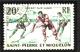 Saint-Pierre Et Miquelon -  Postcard With Image Of 20F Ice Hockey Stamp - Unused - Saint-Pierre-et-Miquelon