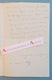 L.A.S 1879 Auguste VACQUERIE Poète écrivain Journaliste Photographe Né à VILLEQUIER - LE RAPPEL - 1848 Lettre Autographe - Autres & Non Classés