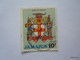 JAMAICA 1964, Arms Of Jamaica, 10s. Stamp. SG 231. Used. X 4 Stamps - Jamaica (1962-...)