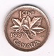 1 CENT 1937 CANADA .2140G/ - Canada