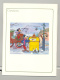 Gambia #644-649 Disney Christmas 5v &amp; 1v S/S Imperf Chromalin Proofs In Folder - Gambia (1965-...)
