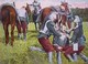 Cpa WW1 CUIRASSIER Blessé Soigné / 2 Autres CUIRASSIERS ST QUENTIN 1915 , WWI HELPING A FRENCH CAVALRY SOLDIER WOUNDED - Guerre 1914-18