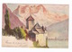 Très Jolie CPA F. KIllinger, Zurich, Suisse, 125, Le Coucher De La Dent Du Midi, Surréalisme. A Voyagé En 1901 - 1900-1949