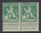 Belgie 1912 Staande Leeuw 5c (in Paar) ** Mnh (38328B) - 1912 Pellens