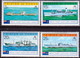 TRISTAN DA CUNHA 1978 SG #250-53 Compl.set MLH Royal Fleet Auxiliary Vessels - Tristan Da Cunha