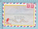 Nouvelle Calédonie - Envelope, Lettre Femme Sein Nu, Air Mail Bourail 1989, To Canada - Lettres & Documents