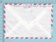 Nouvelle Calédonie - Envelope Lettre Femme Sein Nu, Air Mail Bourail 1989, To Canada - Lettres & Documents