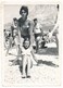 REAL PHOTO  Ancienne Cute Bikini Girl Kid And Woman On Beach Scene Fillette Et Femme Sur La Plage Old Photo Snapshot - Personnes Anonymes