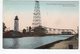 HAMILTON, Ontario , Canada, Swing Bridge & Light House, 1910 Postcard, Wentworth County - Hamilton