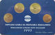Macedonia Set Of 4 Coins 1993 50-deni-1-2-5-denars UNC - Macedonia Del Norte