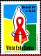 Ref. BR-2624 BRAZIL 1997 HEALTH, CAMPAIGN AGAINST AIDS,, MI# 2745, MNH 1V Sc# 2624 - Unused Stamps