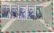 Italy Air Mail Cover Sent To Denmark 18-9-1951 All Stamps On The Backside Of The Cover - Airmail