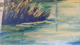 Delcampe - Huile Sur Toile - Paysage De Campagne - Bord De L'eau - Rivière Et Arbres - Non Signé Vers 1960 - 46cmx38cm - - Huiles