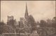 Chichester Cathedral From Bishop's Garden, Sussex, 1920 - WH Barrett Postcard - Chichester