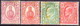 TURKS AND CAICOS ISLANDS 1909-11 SG #115-18 First Four Stamps Of The Set MH/MNH - Turks And Caicos