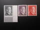D.R.Mi 799A - 801A **/MNH - A.Hitler  1942 - Mi 14,00 € - Unused Stamps