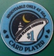 $1 Casino Chip. Card Player Cruises. G99. - Casino