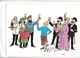 Postogram 92/J10 Tintin (Hergé) (Bande Dessinée,champagne,fleurs , Cadeau, Cannes) - Postogram