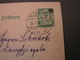 Danzig Pasewalk 1927  Gelochte Karte - Altri & Non Classificati