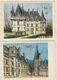 8AK687 Lot De 6 Cartes CHATEAUX PAR BERNARD BUFFET 2 SCANS - Châteaux