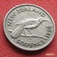 New Zealand 6 Sixpence 1958 KM# 26.2  *V1 Nova Zelandia Nuova Zelanda Nouvelle Zelande - Nouvelle-Zélande