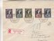 Luxembourg - Lettre Recom De 1927 - Oblit Luxembourg - Exp Vers Bruxelles - Valeur 250 € En ....2007 - Cat Prifix - 1921-27 Charlotte De Face