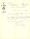 LETTRE R° V° GARANT 1890 CLÉMENT & FÉVRIER 42 RUE DE L'HOTEL DE VILLE LYON RHONE (69) - 1800 – 1899