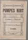 Paris Catalogue POMPES HIRT , Lambert Et Maillot  (CAT 1044) - Pubblicitari