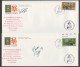 MILITARY -  Set Of 9 Covers Signed By Pilots Of The Snowbirds Aerial Acrobatics Squadrons  - 50th Ann Of WWII Victory - Commemorativi