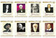 [T31-053 ]  Charles  Darwin Maxim Gorky  Dmitri Mendeleev Johann Wolfgang Von Goethe ,  Pre-stamped Card - Other & Unclassified