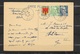 Entier Carte Postale N°719B -CP1 Nice Le 14/04/1950 Les N° 809 Et 837  En Complément    écrite B/TB - Cartes Postales Types Et TSC (avant 1995)
