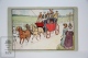 Antique Illustrated Postcard "A Passing Flirtation" -  F.C. Hardy - Edited Faulkner &amp; Co. - Horse Carriage - Otros & Sin Clasificación