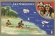 French Polynesia, MARQUESAS Islands, Map Trade Card Lion Noir, Natives (1940s) - French Polynesia