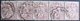 LOT R1752/230 - 1900 - TYPE BLANC - BANDE DE 5 TIMBRES - CACHET AMBULANT ☛ USSEL à CLERMONT Du 29 JUILLET 1910 - 1900-29 Blanc