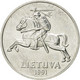 Monnaie, Lithuania, 2 Centai, 1991, SUP, Aluminium, KM:86 - Litouwen