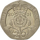 Monnaie, Grande-Bretagne, Elizabeth II, 20 Pence, 2001, TTB+, Copper-nickel - 20 Pence