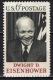 STATI UNITI - 1969 - DWIGHT D. EISENHOWER - VEDI LA SECONDA SCANSIONE - MNH - Nuovi