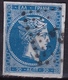 GREECE Dotted Cancellation 43 (ΛΑΜΙΑ) On 20 L Blue - Gebruikt