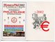 RC 8652 MONACO CARTE DE VOEUX 2002 BONS TIMBRES DONT 10€ NEUF ** - Lettres & Documents