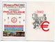 RC 8652 MONACO CARTE DE VOEUX 2002 BONS TIMBRES DONT 10€ NEUF ** - Briefe U. Dokumente