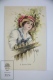 Original Postcard Year 1914 - Young Lady With Hat At Fence  - Court Barber - Ed. WB 1408 - A Garden Belle - Barber, Court