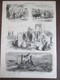 Gravure 1870  Egypte FETE DE  BETRAM Le Caire LE CAIRE   Cimetiere  Cimetery  Derviches Hurleurs  Cheik   Kourban Beiram - Non Classés