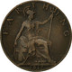 Monnaie, Grande-Bretagne, George V, Farthing, 1917, TTB, Bronze, KM:808.1 - B. 1 Farthing